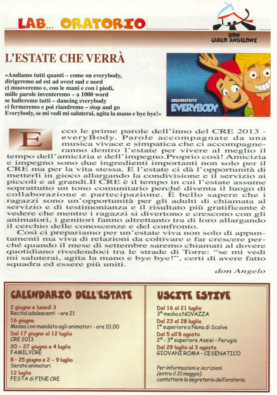 Laboratorio mag 2013