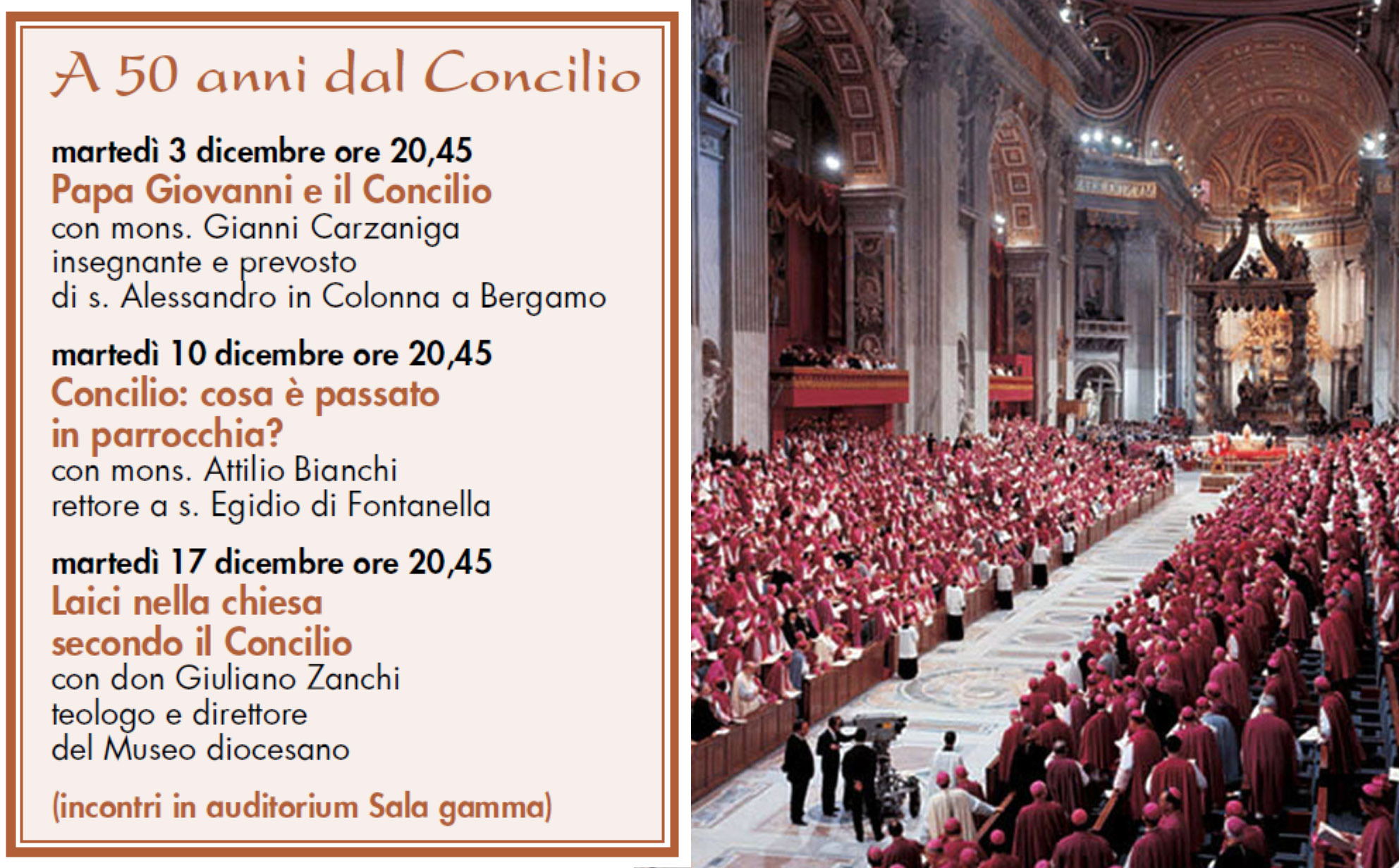 50 anni dal concilio