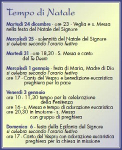 tempo di natale 2013