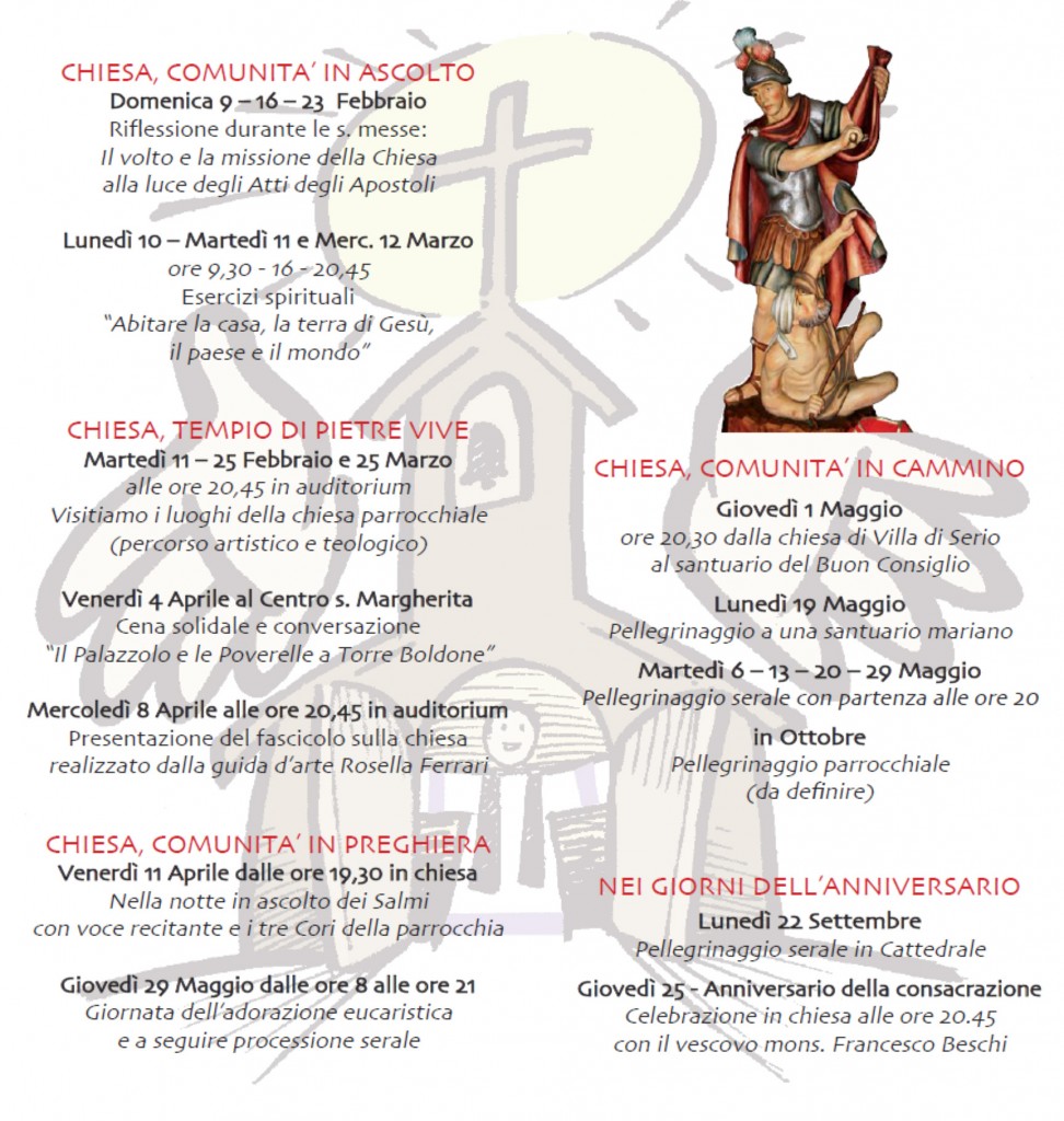 Volantino 150 anni - appuntamenti