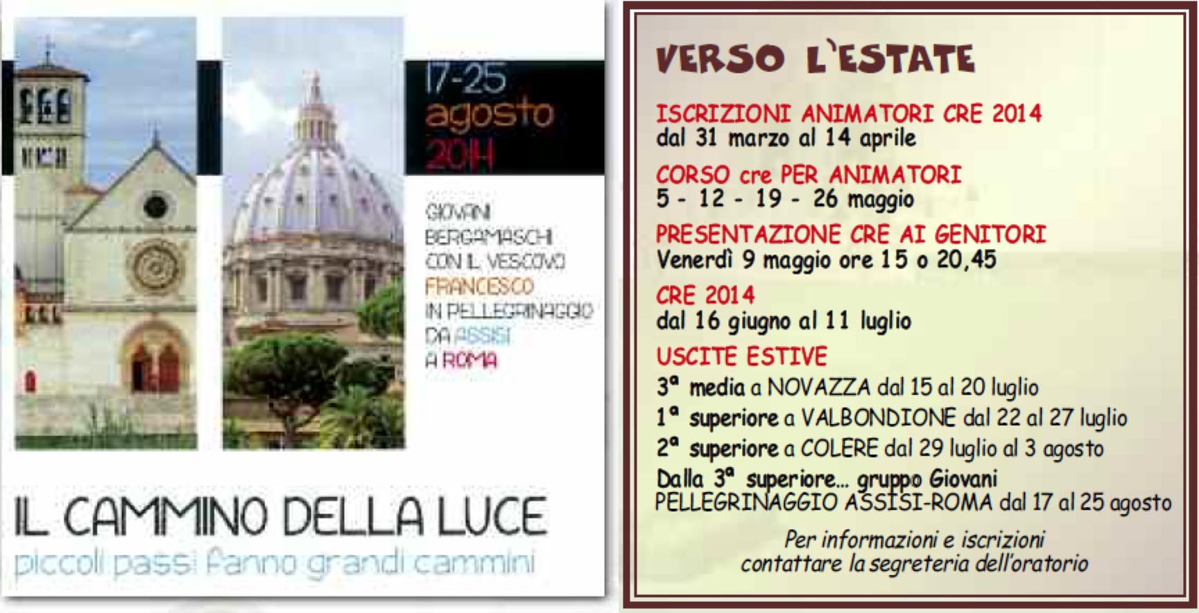 proposte oratorio 2014