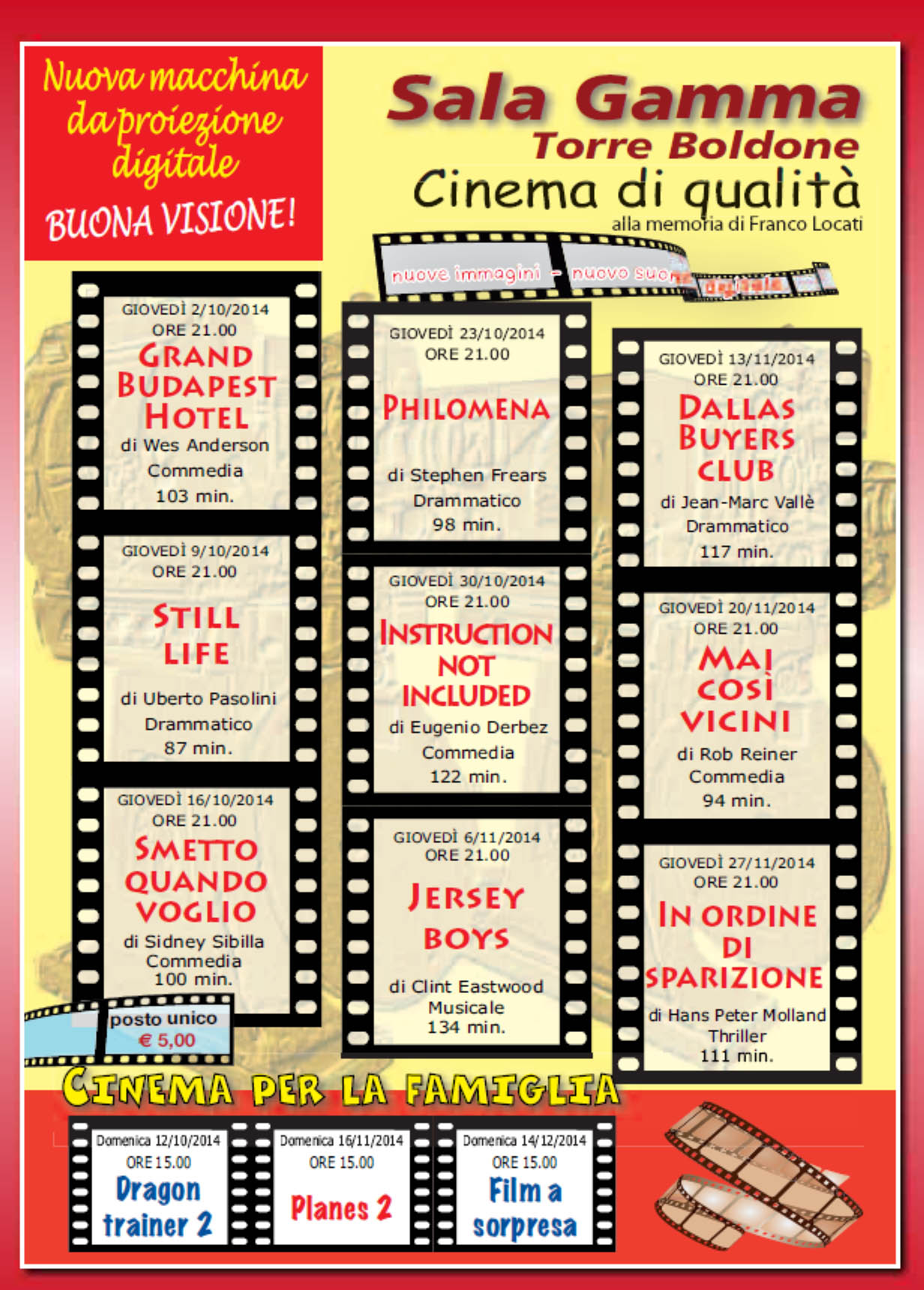 Locandina film autunno 2014