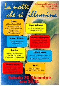 la notte che si illumina 2014