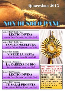 Quaresima 2015 in parrocchia