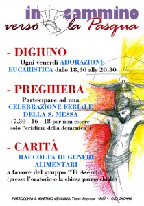 in cammino verso la Pasqua 2015