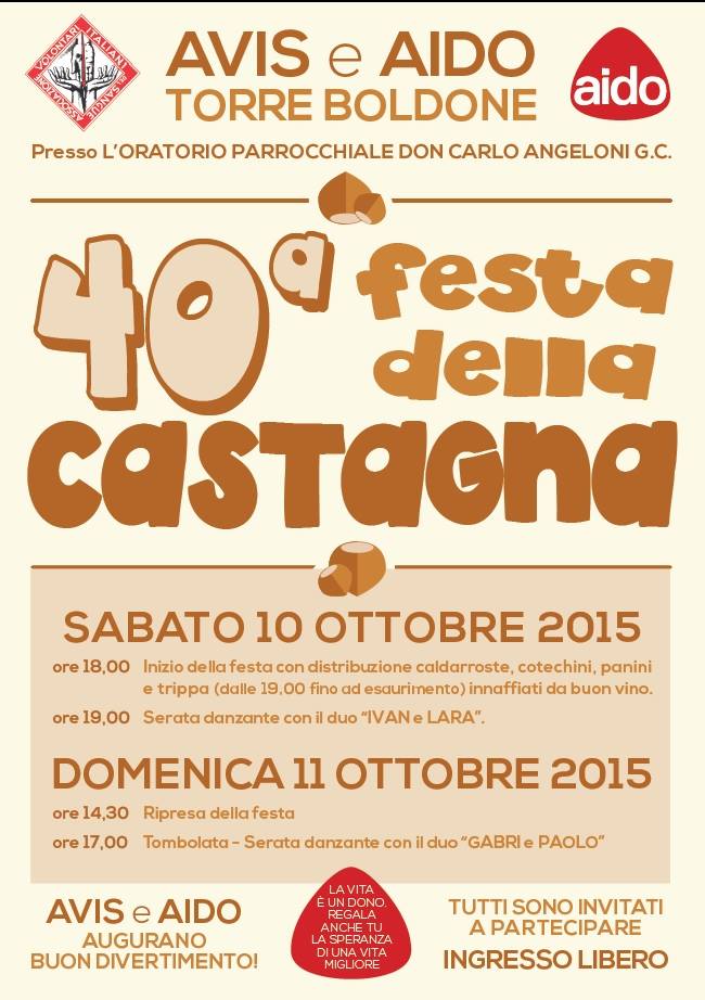 locandina festa della castagna