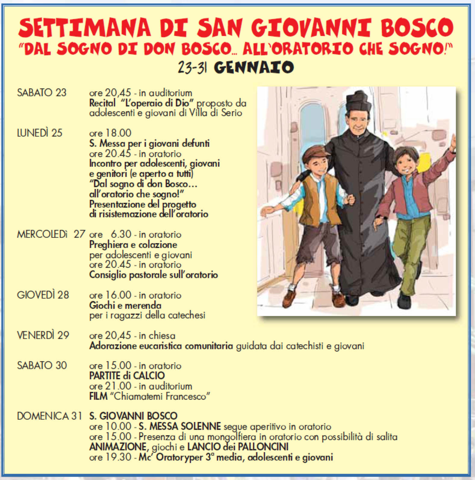 settimana don bosco 2016