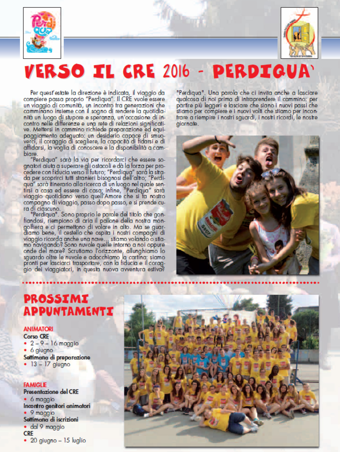 CRE 2016 appuntamenti