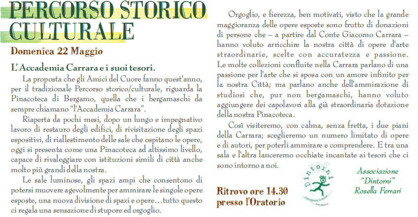 Percorso storico 2016