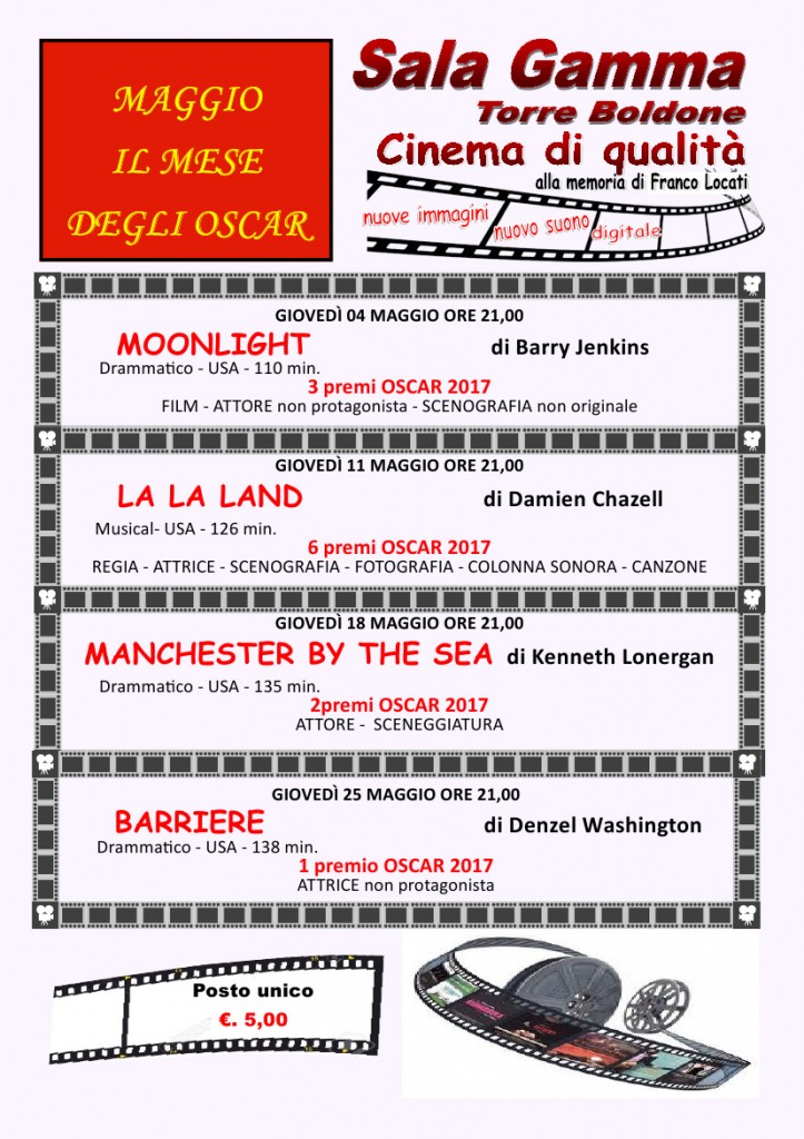 Maggio da oscar 2017