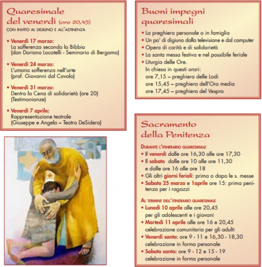 Quaresima in Parrocchia 2017