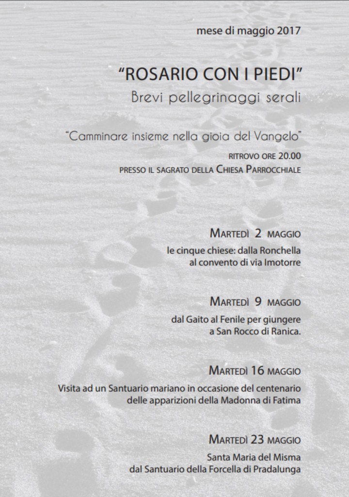 Rosario con i piedi 2017