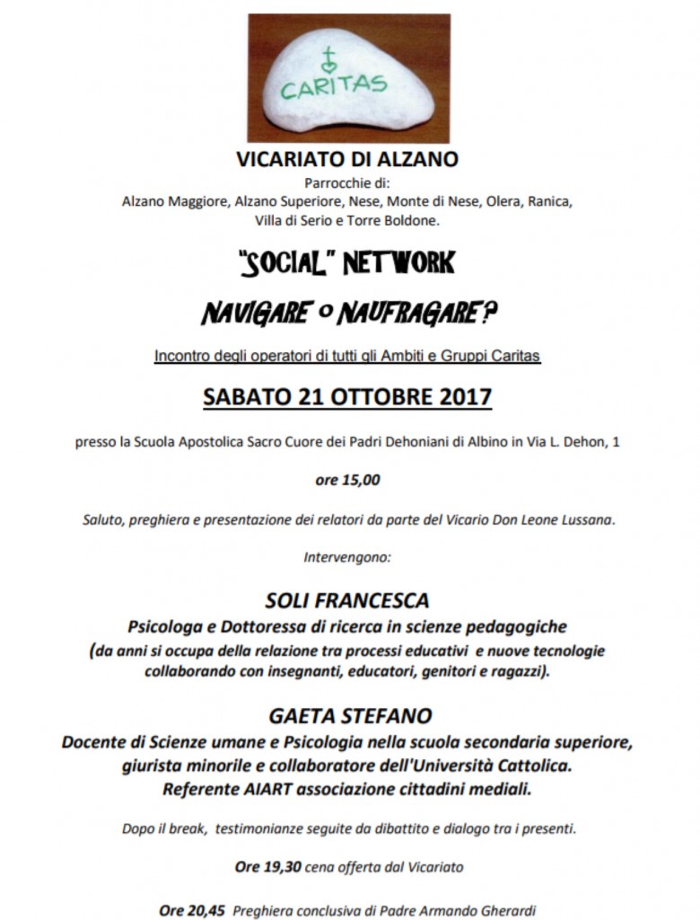 Social Network incontro 2017