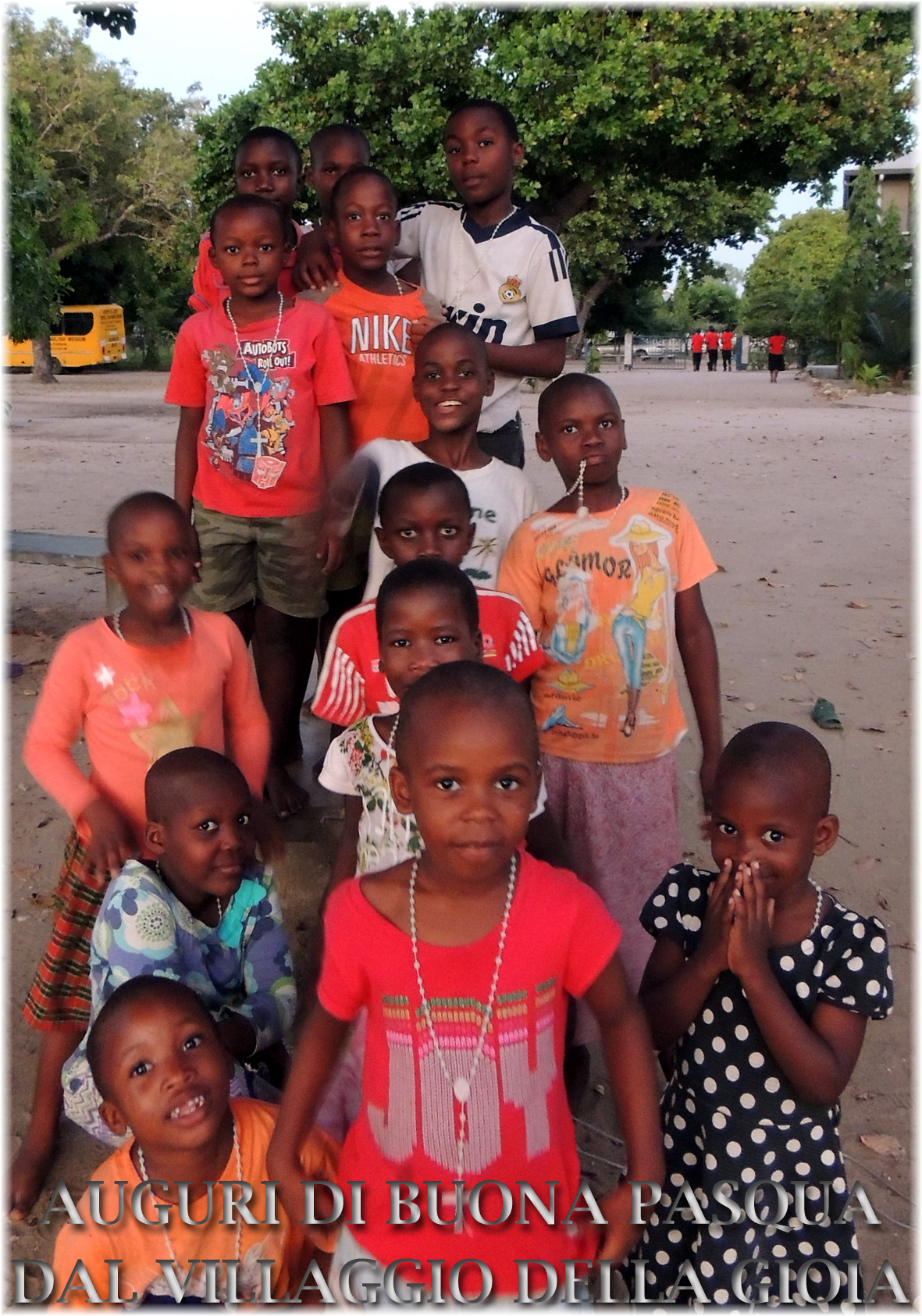 Auguri villaggio della gioia Pasqua 2018