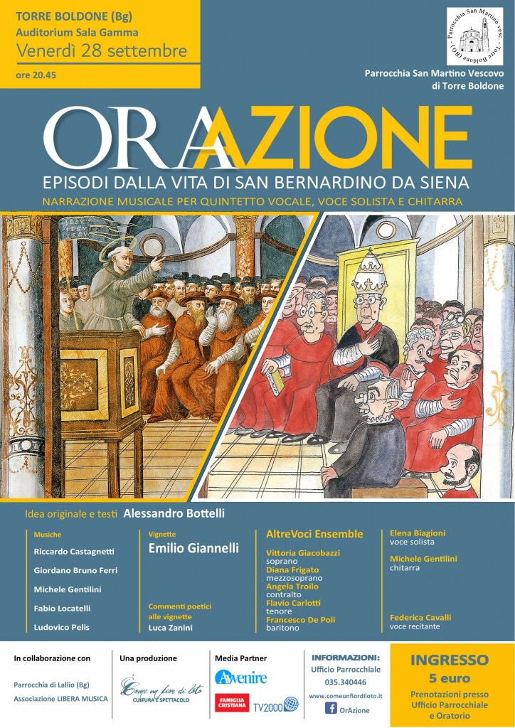 Locandina Orazione Benedetto