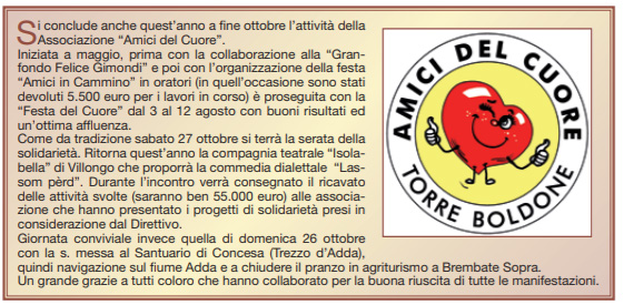 serata samici del cuore 2018