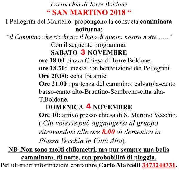 camminata san martino 2018
